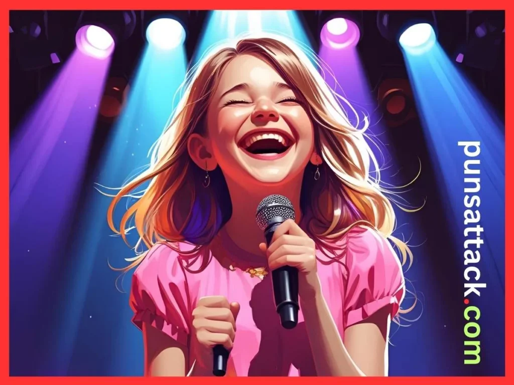 Singing Puns Girl