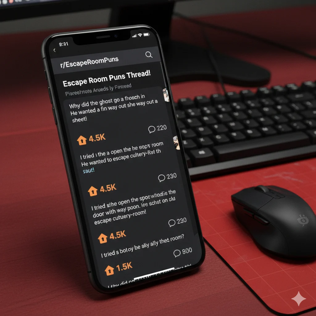 funny escape rooms puns reddit