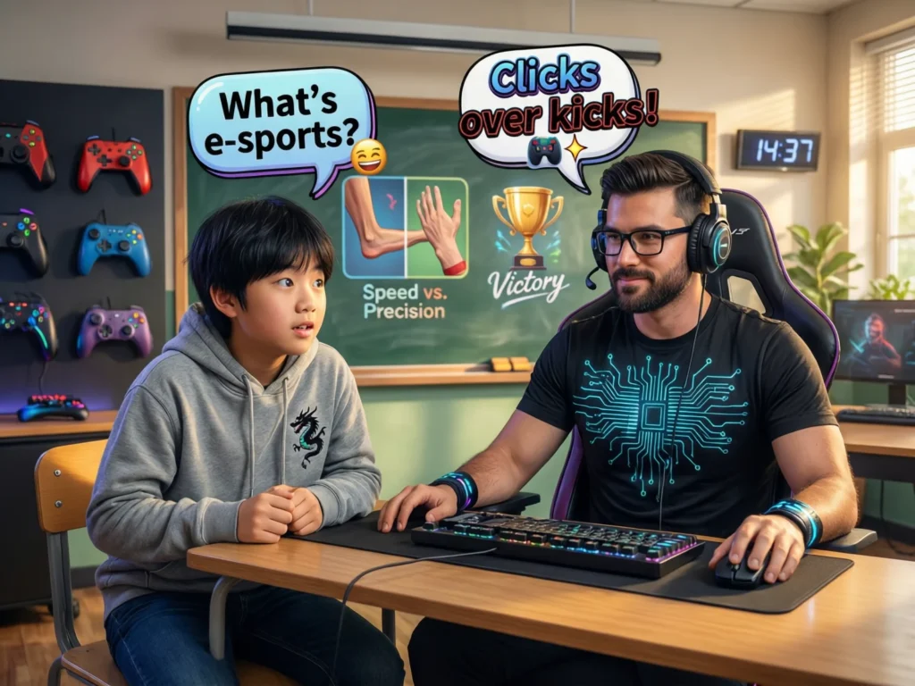 Witty jokes explaining what e-sports really are