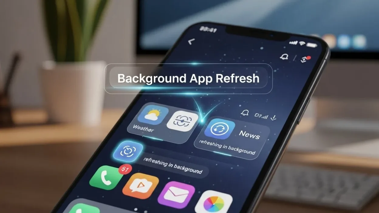 what does background app refresh mean