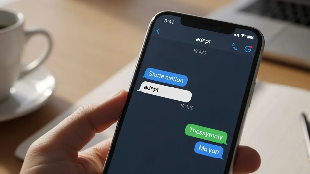 What Does Adept Mean in Text