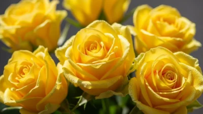 What Does Yellow Roses Mean