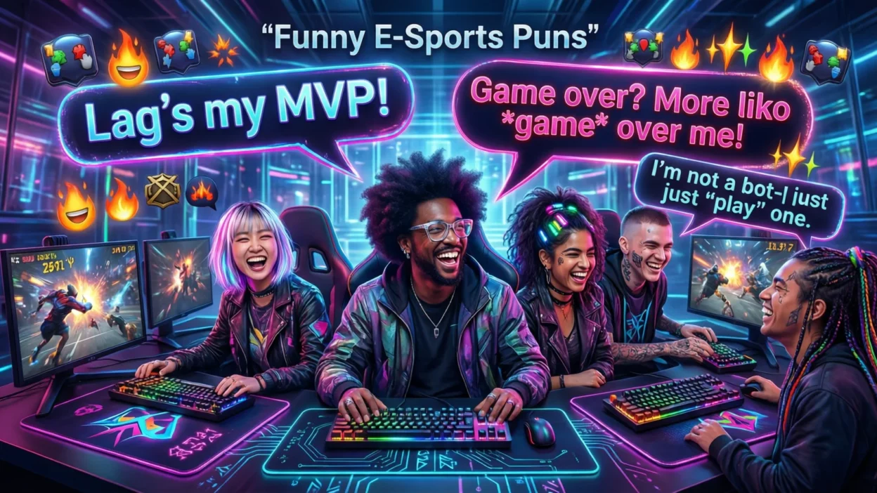 Funny e-sports Puns