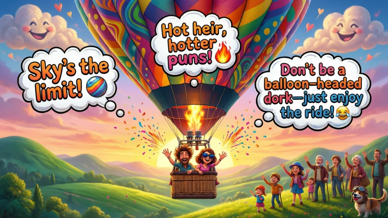 Funny Hot Air Ballooning Puns