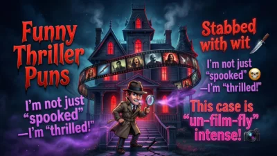 funny thriller puns